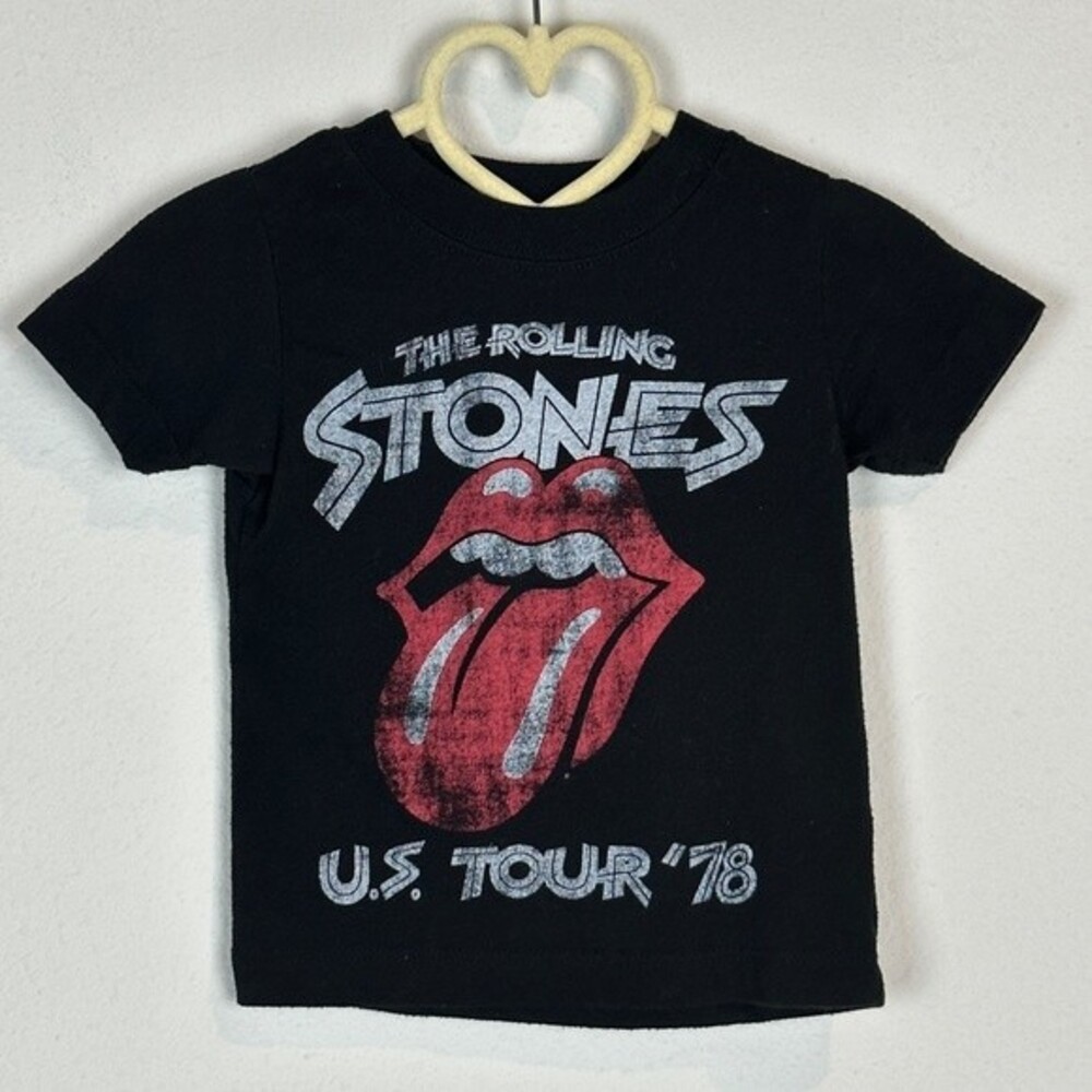 The Rolling Stones Black Short Sleeve T-shirt 12 mos
